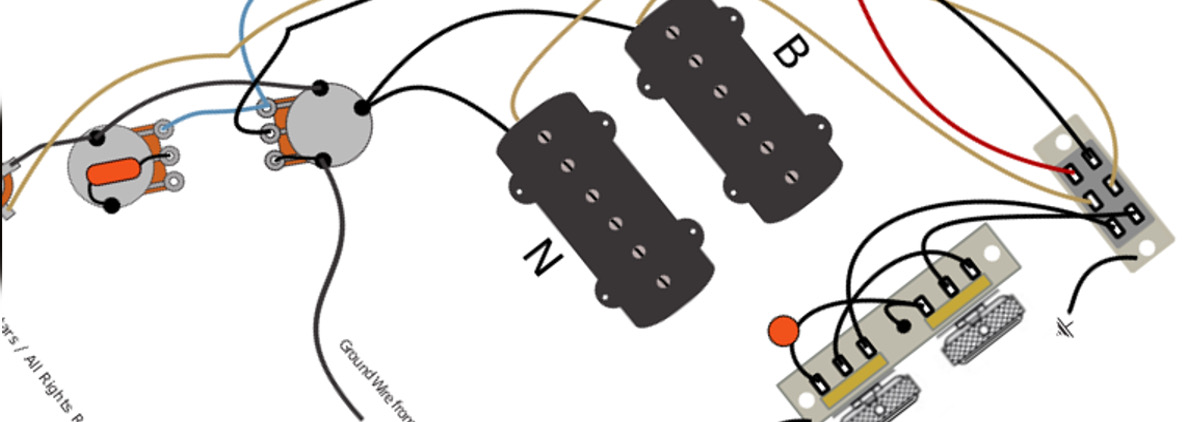 Fender Jazzmaster Wiring Diagram & fitting Instructions