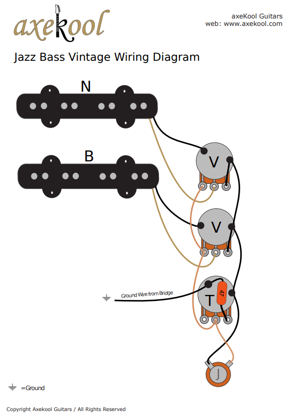 Fender Jazz Bass Vintage Wiring Diagram Fitting Instructions