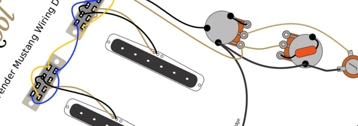 Fender Mustang Wiring Diagram & fitting Instructions