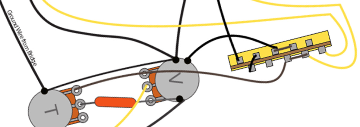 Fender Telecaster 4 Way Switch Wiring Diagram & fitting Instructions