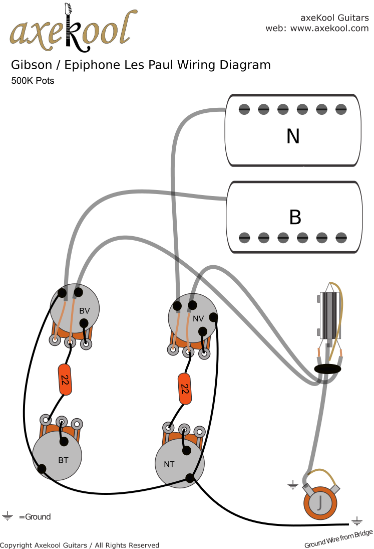 Epiphone & Gibson Les Paul Wiring Diagram Epiphone & Gibson Les Paul Wiring Diagram