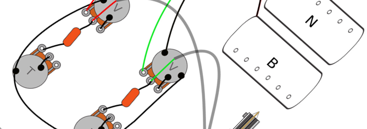 Gibson / Epiphone Les Paul Wiring Diagram & fitting Instructions