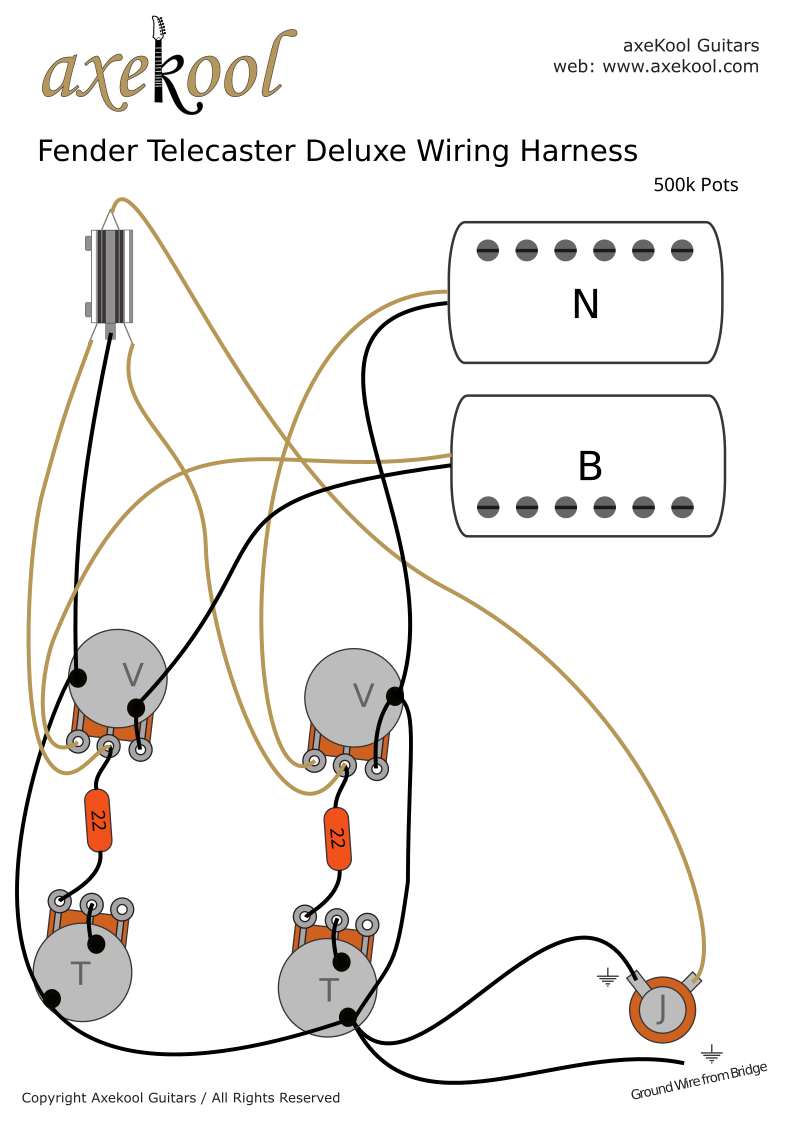Fender Telecaster Deluxe Wiring Diagram