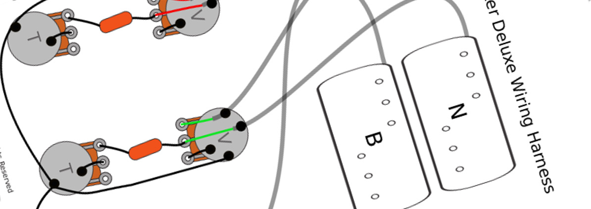 Fender Telecaster Deluxe Wiring Diagram & fitting Instructions