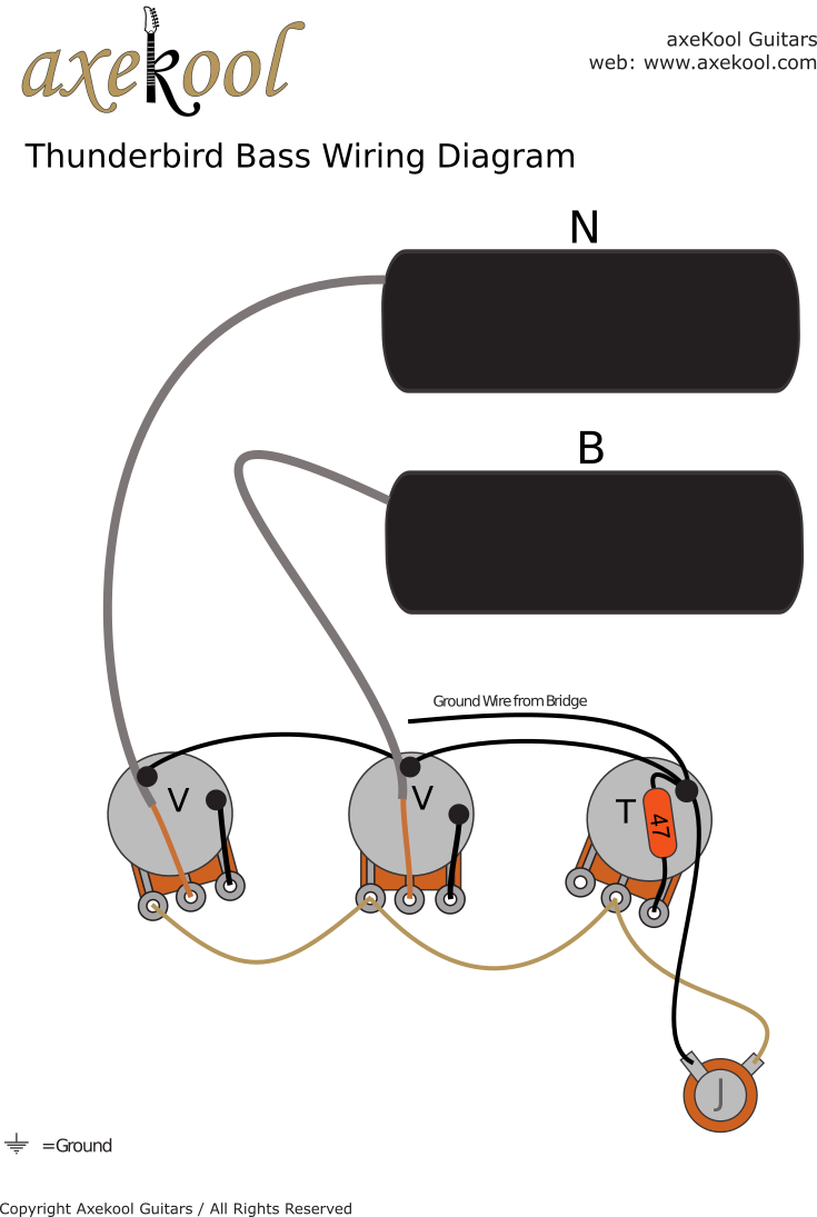 Gibson & Epiphone Thunderbird Bass Wiring Diagram Gibson & Epiphone Thunderbird Bass Wiring Diagram