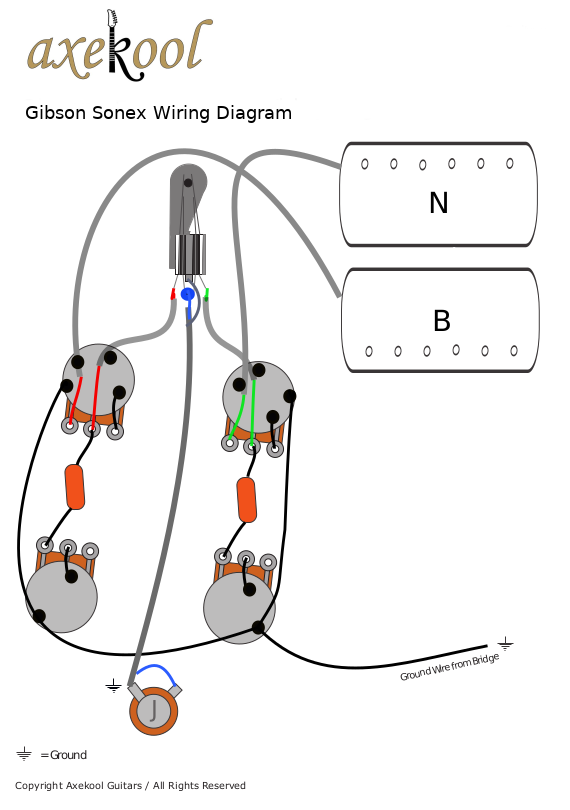 Gibson Sonex Wiring Diagram & Fitting Instructions