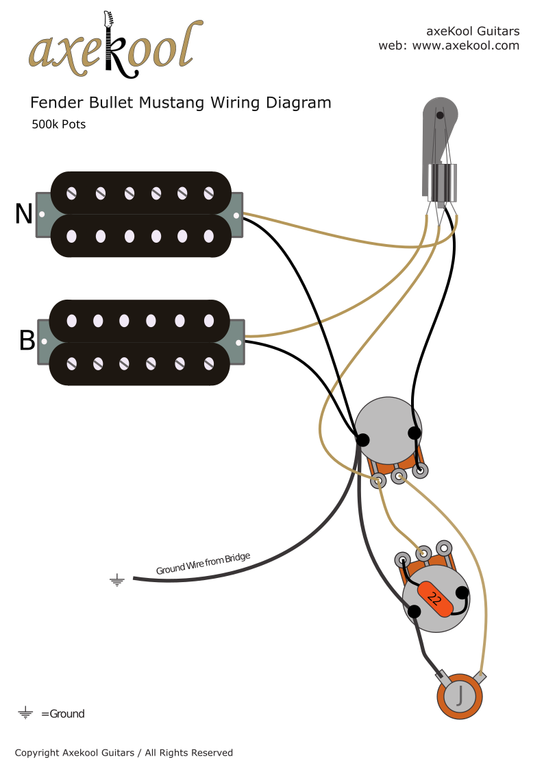 Fender Bullet Mustang Wiring Diagram Fender Bullet Mustang Wiring Diagram