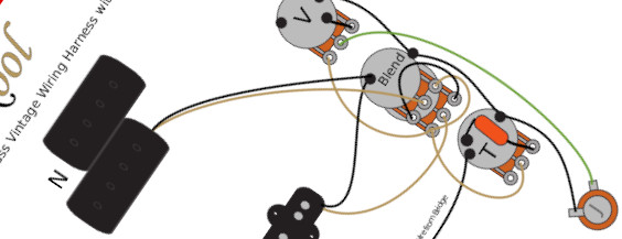 Fender PJ Bass Wiring Diagram & fitting Instructions, P/J Bass