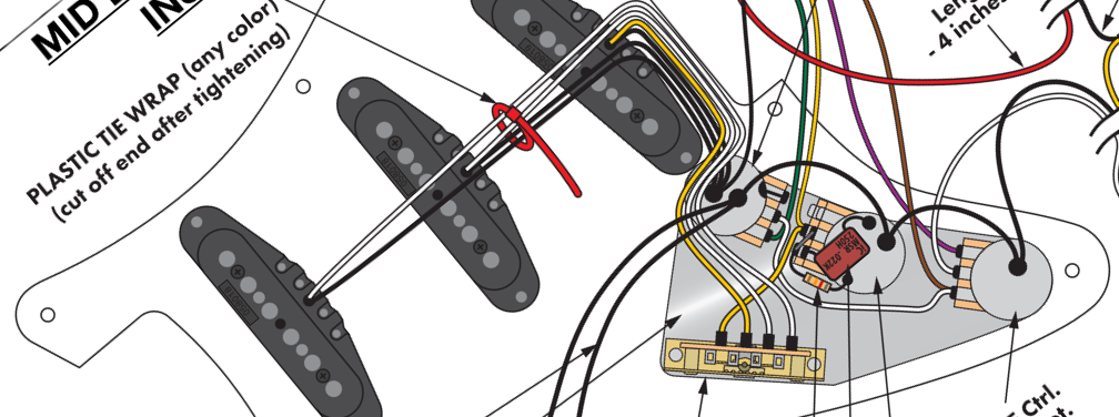 Fender Stratocaster Mid Circuit Booster Kit Installation