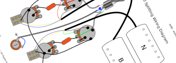 Gibson / Epiphone SG Coil Splitting Wiring Diagram & fitting Instructions