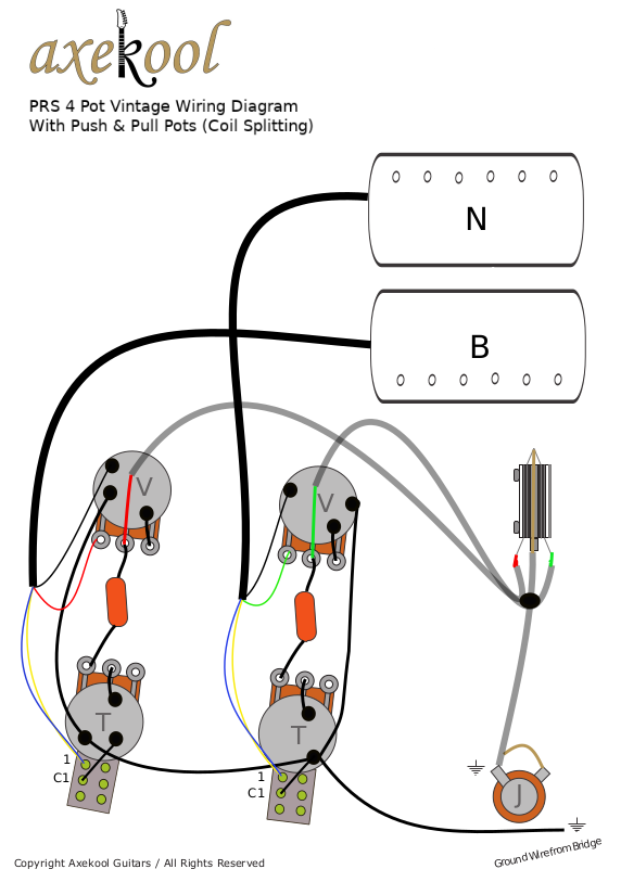 PRS 4 Pot Wiring Diagram & fitting Instructions PRS 4 Pot