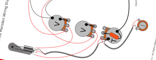 PRS Bernie Marsden Wiring Diagram & fitting Instructions