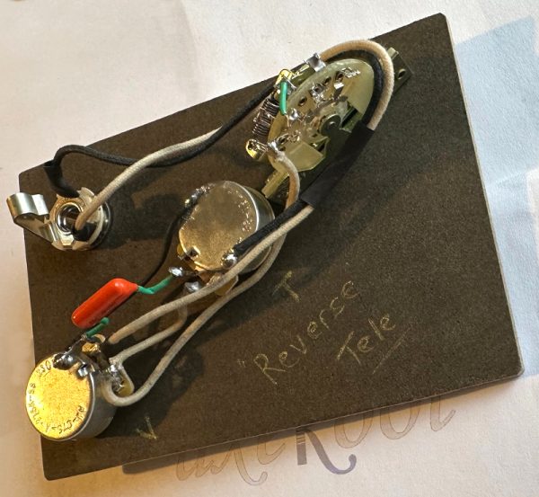 Fender Telecaster Vintage Reverse Wiring Harness with 3 Way Switch