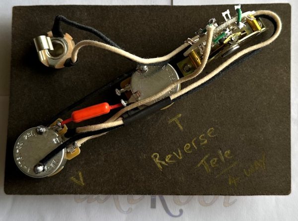Fender Telecaster Vintage Reverse Wiring Harness with 4 Way Switch