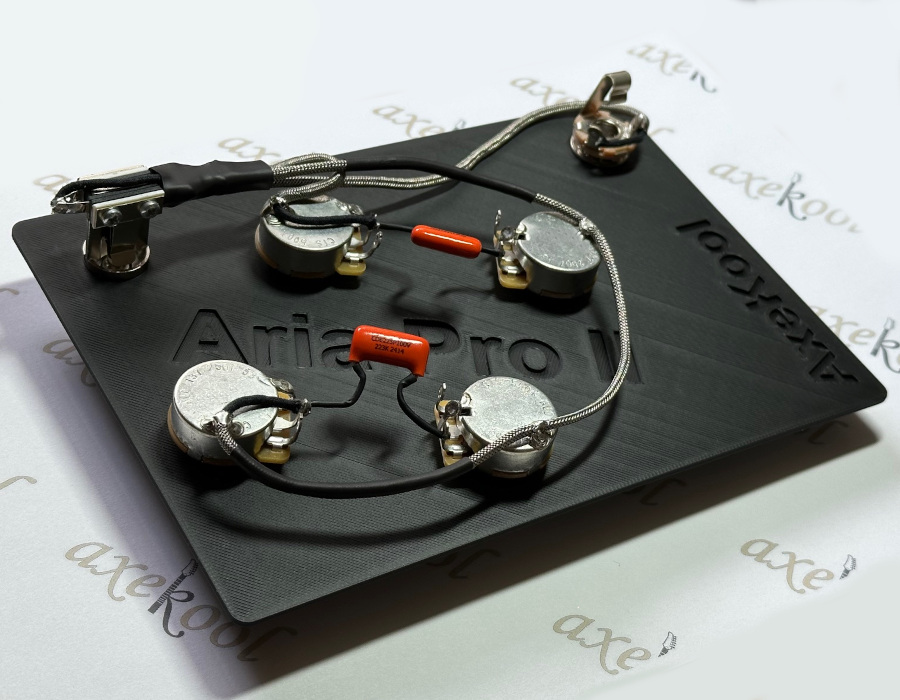 Aria Pro II TA Classic, TA-40, TA50 and TA-60 Hollowbody Vintage Wiring Harness Aria Pro II TA Classic, TA-40, TA50 and TA-60 Hollowbody Vintage Wiring Harness