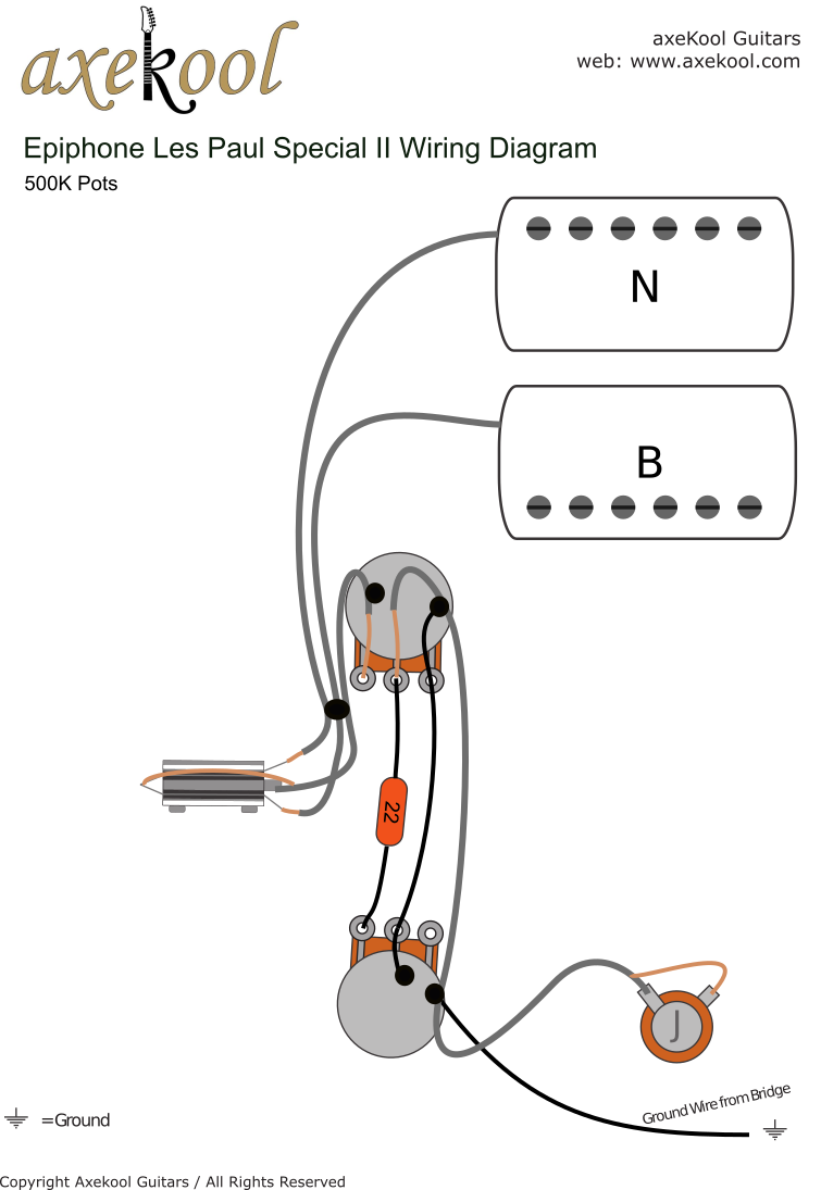 Epiphone Les Paul Special II Wiring Diagram Epiphone Les Paul Special II Wiring Diagram