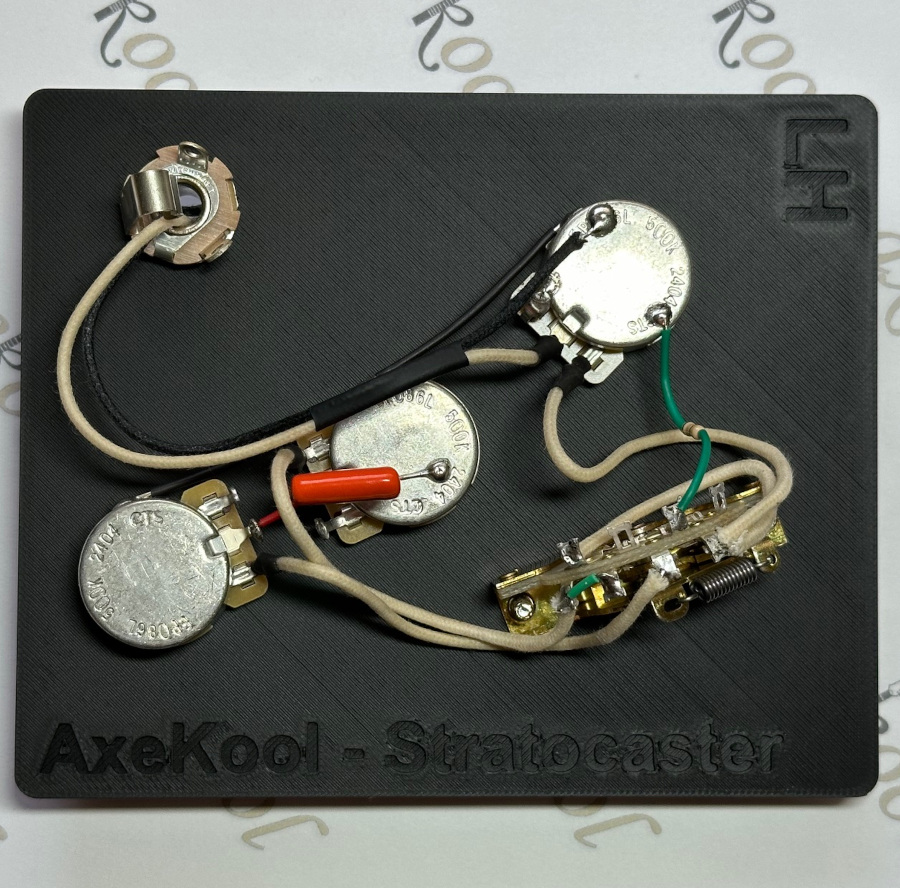Fender Stratocaster HSH Left Handed Vintage Wiring Harness Fender Stratocaster HSH Left Handed Vintage Wiring Harness