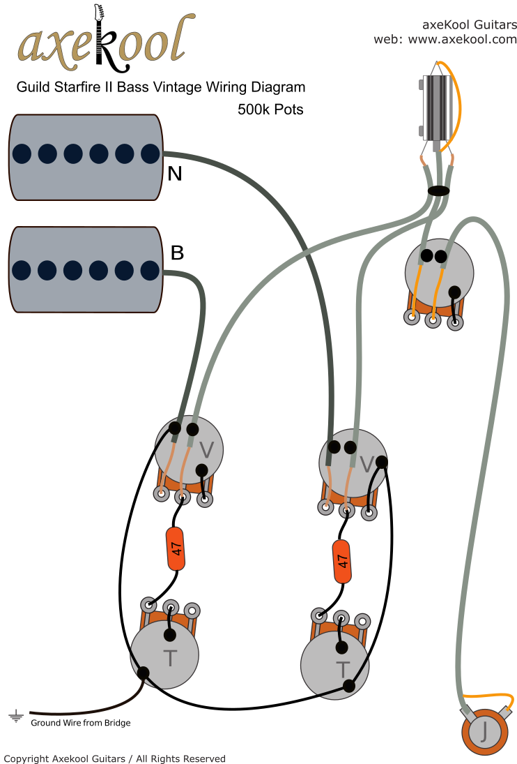 Guild Starfire II Bass Vintage Wiring Diagram Guild Starfire II Bass Vintage Wiring Diagram