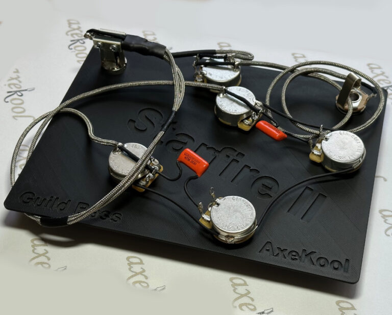 Guild Starfire II Bass Vintage Wiring Harness, Starfire Bass Loom