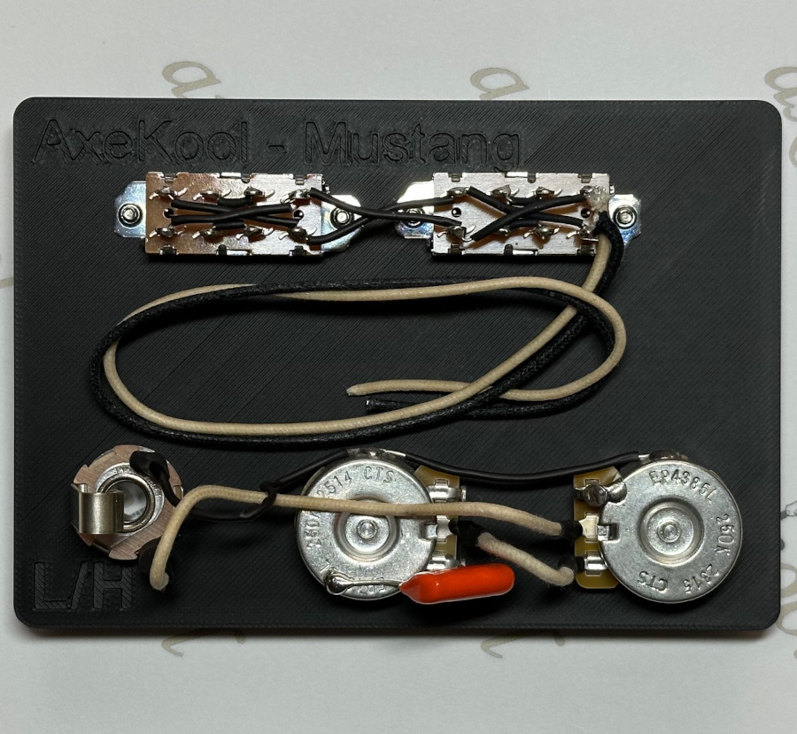Fender Mustang Left Handed Vintage Wiring Harness Fender Mustang Left Handed Vintage Wiring Harness