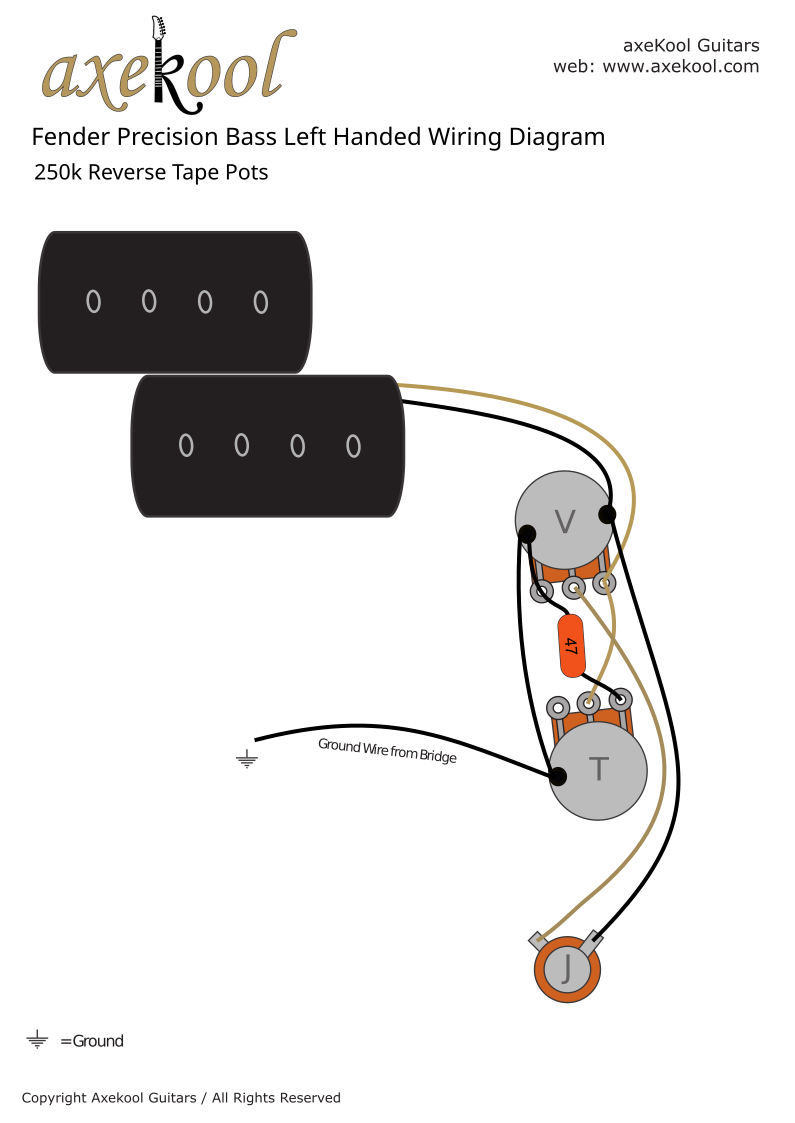 Fender Precision Bass Left Handed Wiring Diagram Fender Precision Bass Left Handed Wiring Diagram