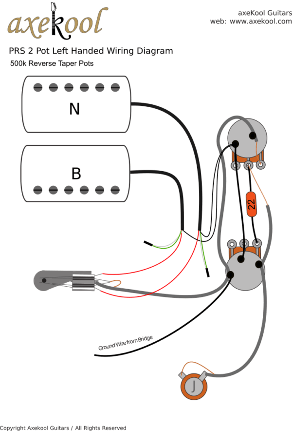 Paul Reed Smith Left Handed 2 Pot Wiring Diagram