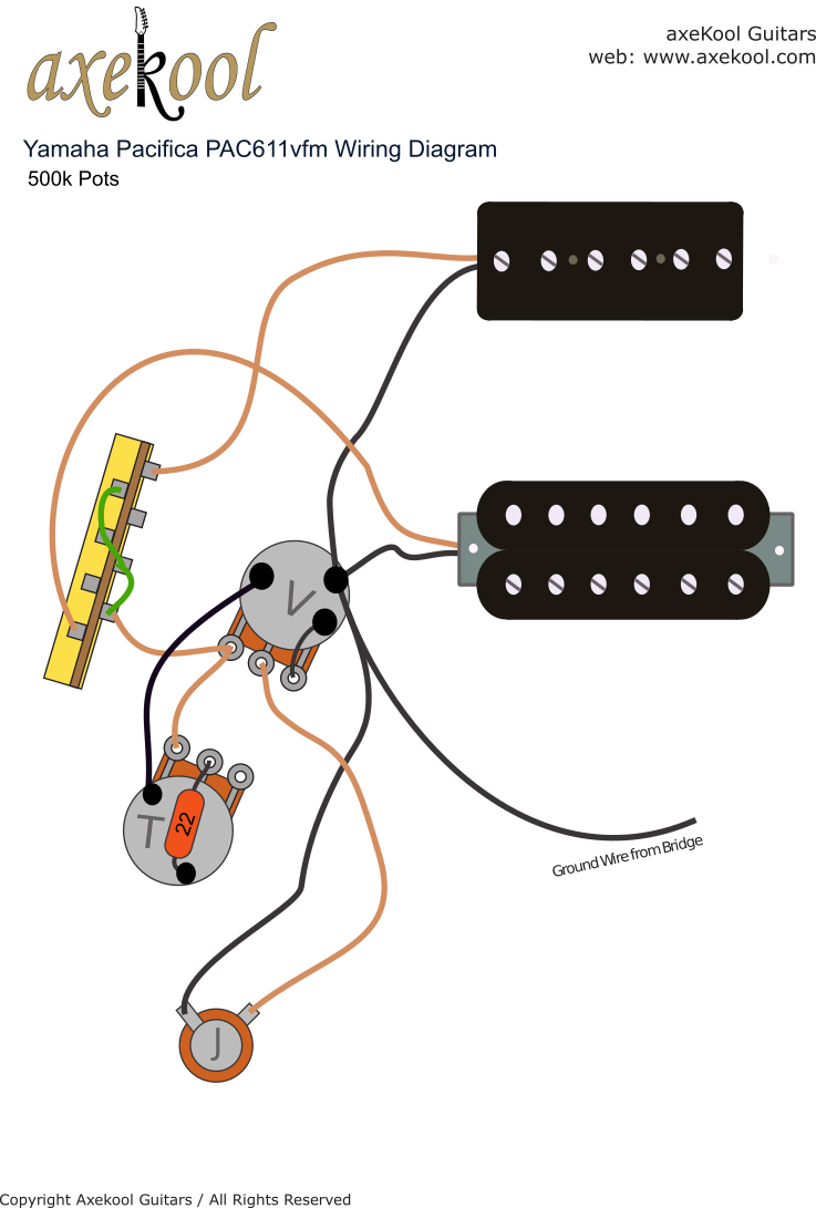 Yamaha Pacifica PAC611vfm Wiring Diagram Yamaha Pacifica PAC611vfm Wiring Diagram