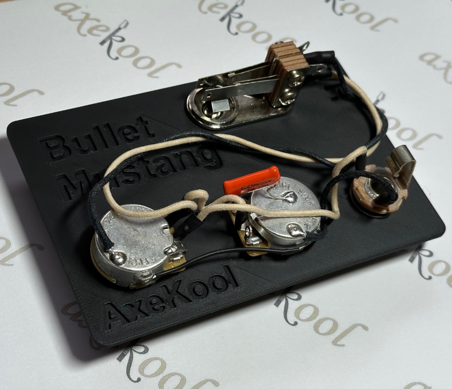 Fender Bullet Mustang Left Handed Vintage Wiring Harness Fender Bullet Mustang Left Handed Vintage Wiring Harness