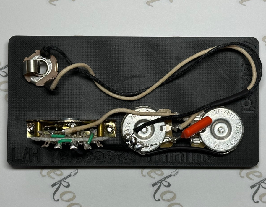 Fender Telecaster Thinline Left Handed Vintage Wiring Harness with 4 Way Switch Fender Telecaster Thinline Left Handed Vintage Wiring Harness with 4 Way Switch