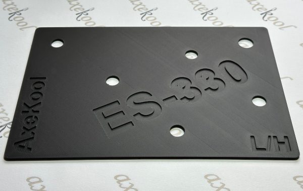 Gibson & Epiphone ES-330 Left Handed Wiring Template