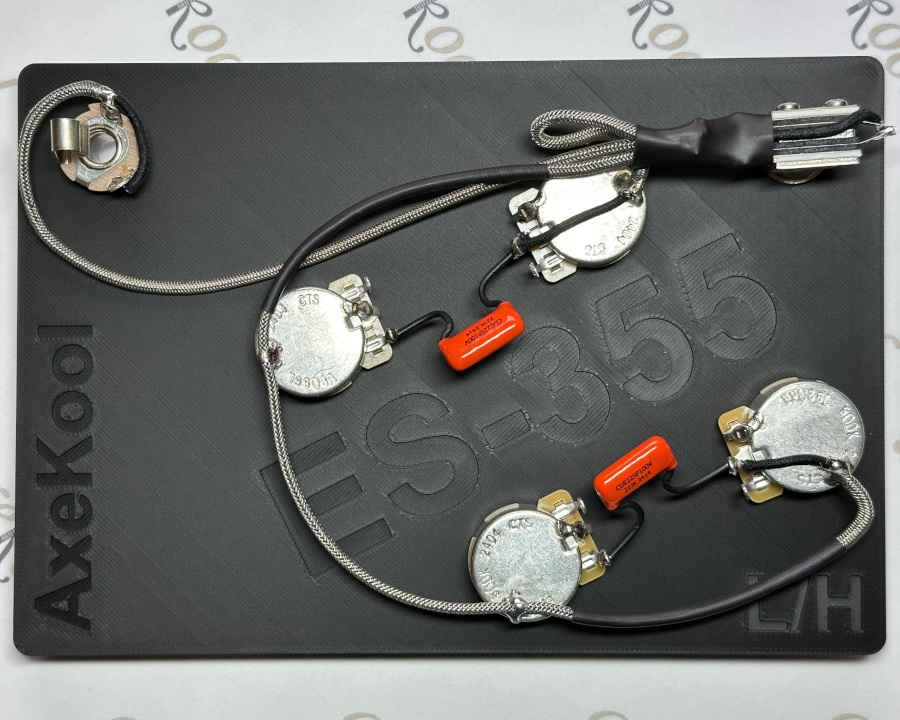 Gibson & Epiphone ES-355 Left Handed Vintage Wiring Harness Gibson & Epiphone ES-355 Left Handed Vintage Wiring Harness