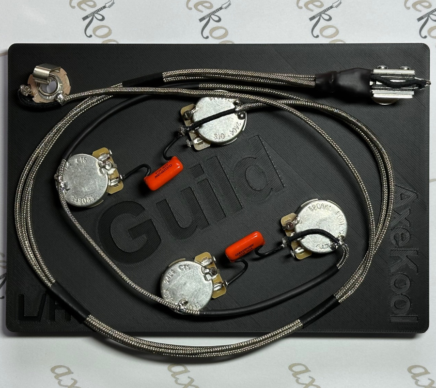 Guild Hollowbody Left Handed Vintage Wiring Harness Guild Hollowbody Left Handed Vintage Wiring Harness
