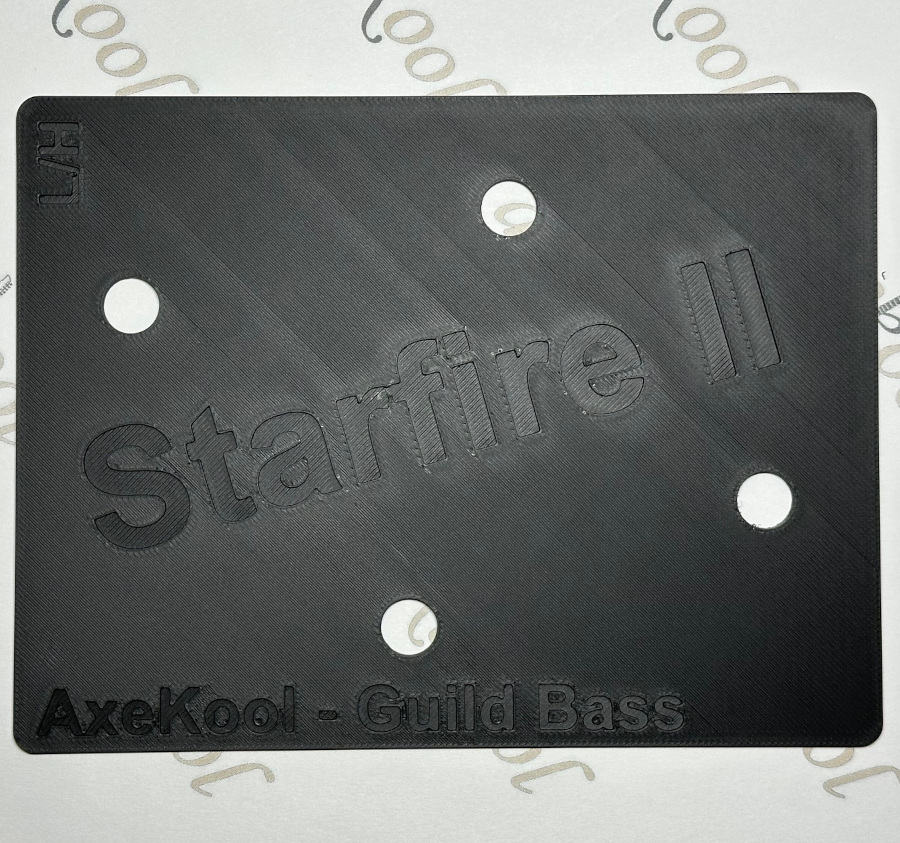 Guild Starfire II Bass Left Handed Wiring Template Guild Starfire II Bass Left Handed Wiring Template