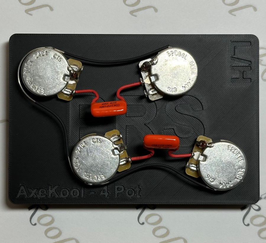 PRS 4 Pot Left Handed Vintage Wiring Harness PRS 4 Pot Left Handed Vintage Wiring Harness