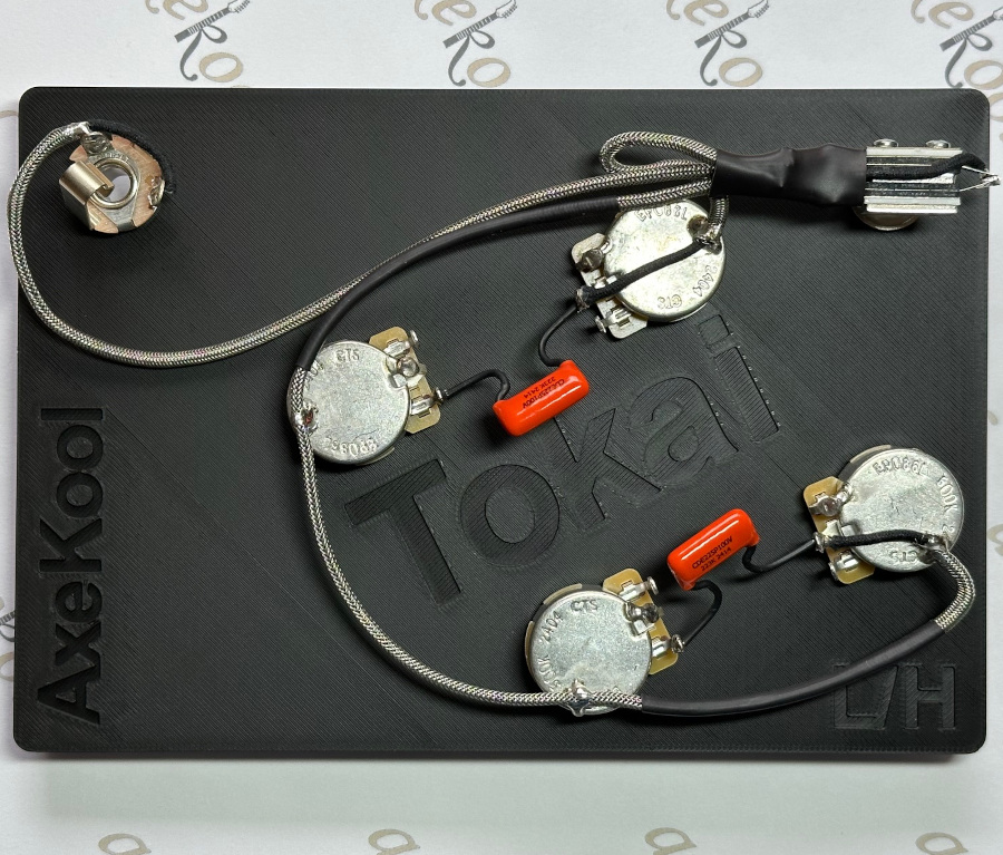 Tokai Hollowbody Left Handed Vintage Wiring Harness Tokai Hollowbody Left Handed Vintage Wiring Harness