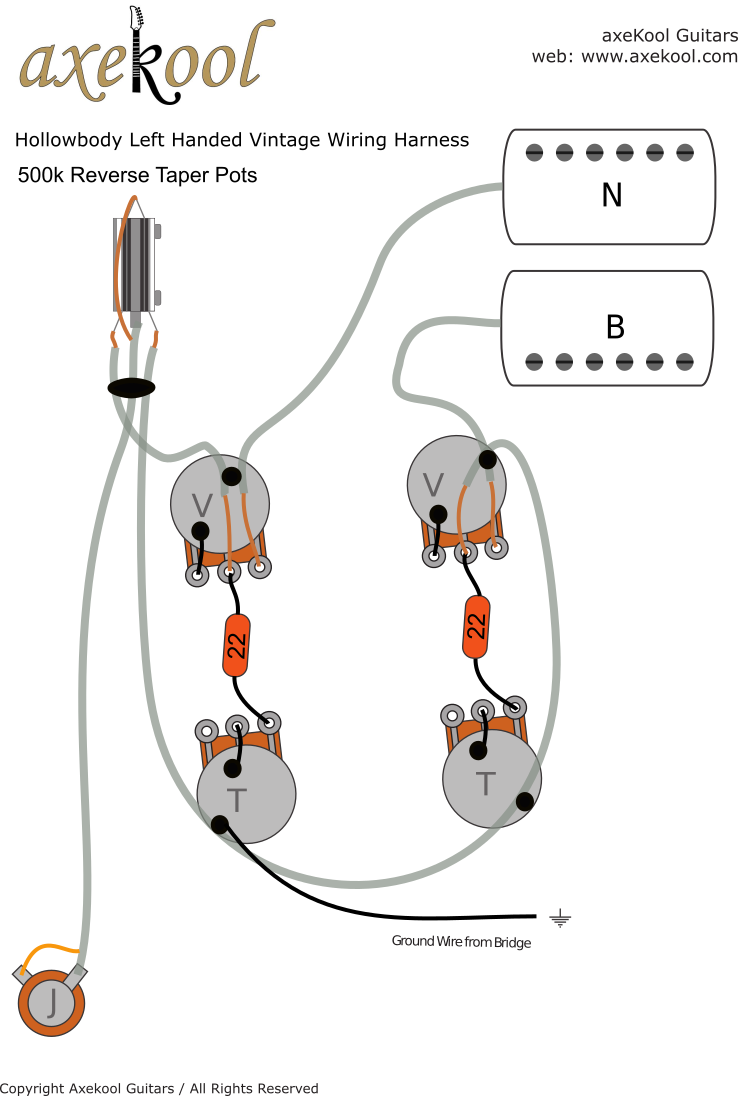 Hollowbody Left Handed Guitars Wiring Diagram Hollowbody Left Handed Guitars Wiring Diagram