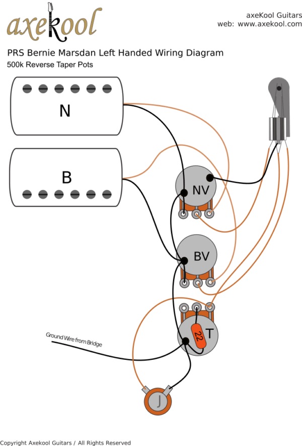 Paul Reed Smith Bernie Marsden Left Handed Wiring Diagram