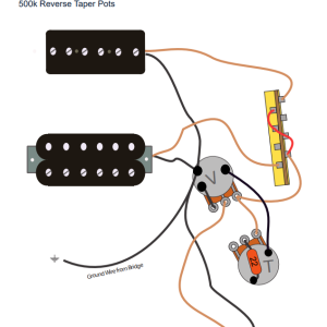 Yamaha Pacifica PAC611vfm Left Handed Wiring Diagram & Fitting Instructions