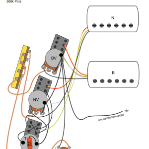 Fender Superstrat HH with Coil Split & Out of Phase Wiring Diagram & Fitting Instructions Fender Superstrat HH with Coil Split & Out of Phase Wiring Diagram & Fitting Instructions