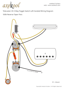 Telecaster HS/SH Toggle Switch Left Handed Wiring Diagram