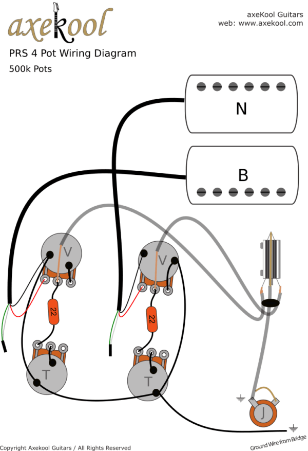 PRS 4 Pot Wiring Diagram
