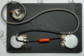 Archtop Left Handed Vintage Wiring Harness (for Humbucker Pickup)