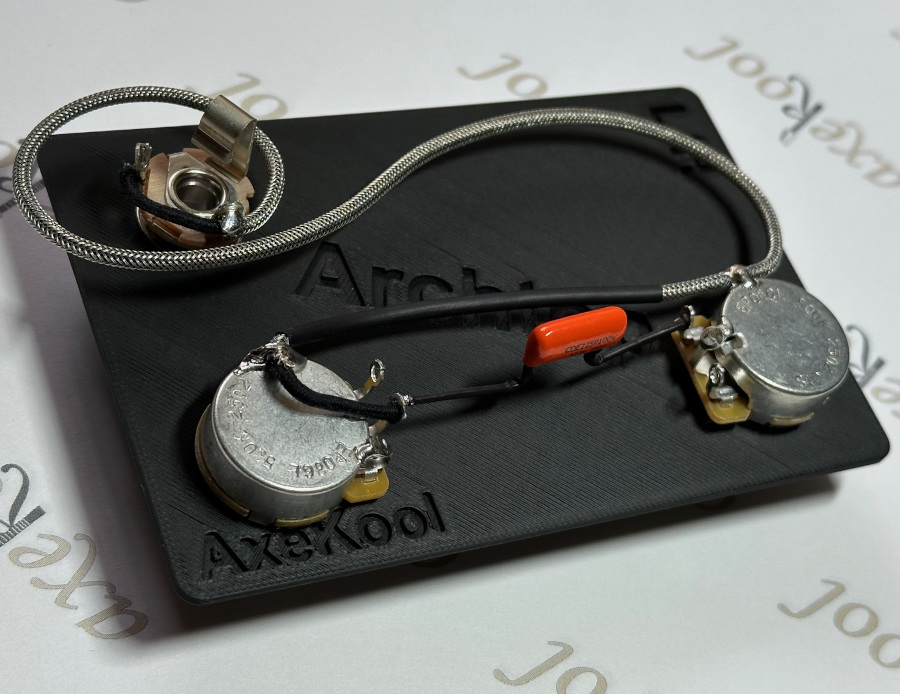 Archtop Left Handed Vintage Wiring Harness (for Humbucker Pickup) Archtop Left Handed Vintage Wiring Harness (for Humbucker Pickup)