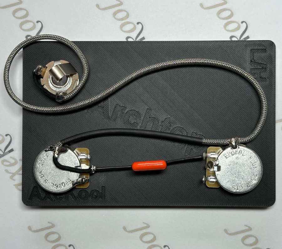 Archtop Left Handed Vintage Wiring Harness (for Humbucker Pickup) Archtop Left Handed Vintage Wiring Harness (for Humbucker Pickup)