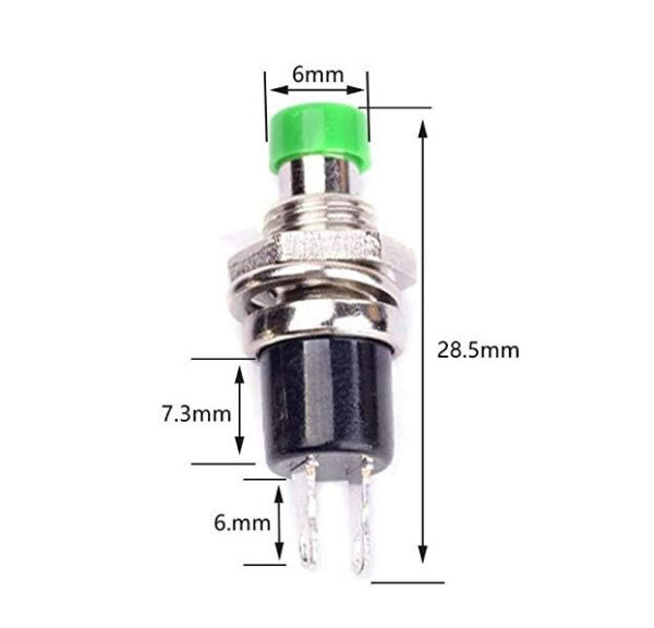 Pre-Wired Guitar Kill Switch Mini Momentary Push Button Switch