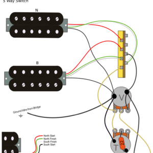 Telecaster HH Series / Parallel Wiring Diagram