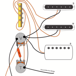 Fender Telecaster HSS Left Handed Vintage Wiring Diagram Fender Telecaster HSS Left Handed Vintage Wiring Diagram
