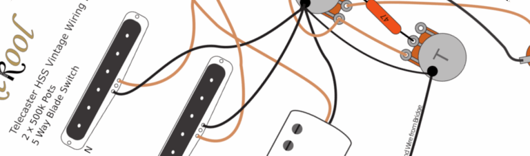 Fender Telecaster HSS Wiring Diagram & Fitting Instructions
