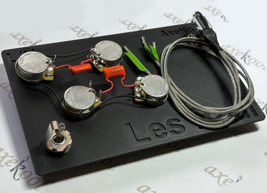 Gibson & Epiphone Les Paul 1950's Left Handed Vintage Wiring Harness Complete Kit Gibson & Epiphone Les Paul 1950's Left Handed Vintage Wiring Harness Complete Kit