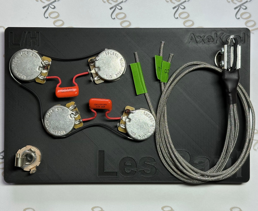 Gibson & Epiphone Les Paul 1950's Left Handed Vintage Wiring Harness Complete Kit Gibson & Epiphone Les Paul 1950's Left Handed Vintage Wiring Harness Complete Kit